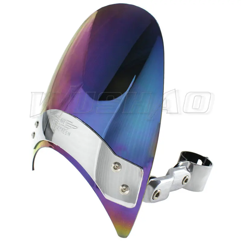 Ветровое стекло ветровой экран для 1985-2007 Yamaha V-max Vmax 1200 VMX1200 Virago XV 250 535 XV535 XV250 фиксированное переднее вилочное крепление экрана