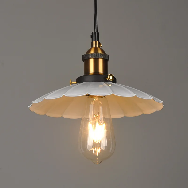 

Metal umbrella Pendant Lights Rustic Retro Industrial warehouse Pendant lamp Nordic minimalist Lighting Fixture Nostalgia Light