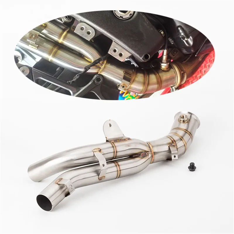 

Motorcycle Modified Exhaust Pipe 2009-2014 YZF-R1 Middle Section R1 to Drum Middle Section Connecting Pipe Exhaust