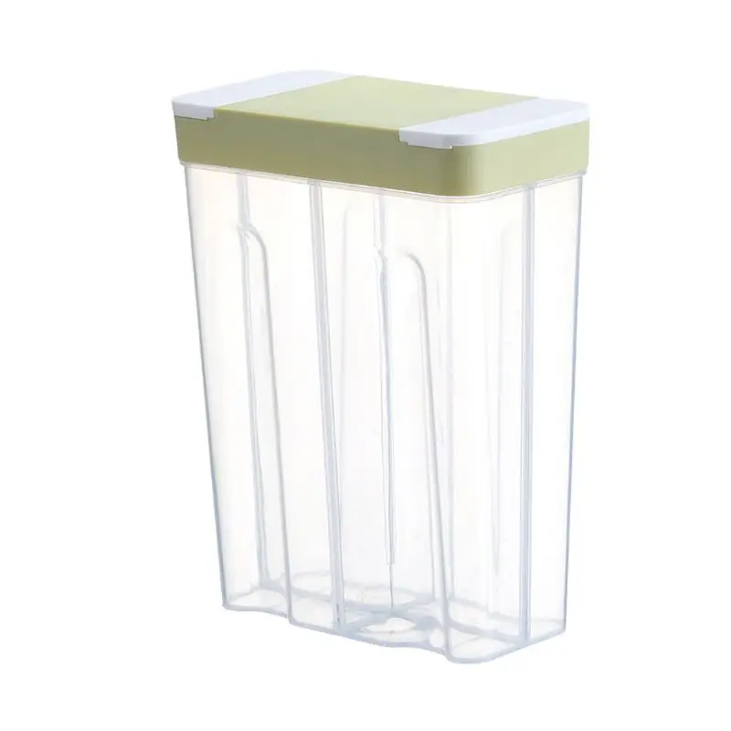 

Sealed Food Storage Box Plastic Clear Grains Container Dry Cereals Holder Bottle K1MF