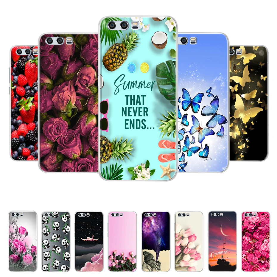 Мягкий силиконовый чехол из ТПУ для Huawei Honor 9 телефона прозрачный Чехлы Обложка 5 15