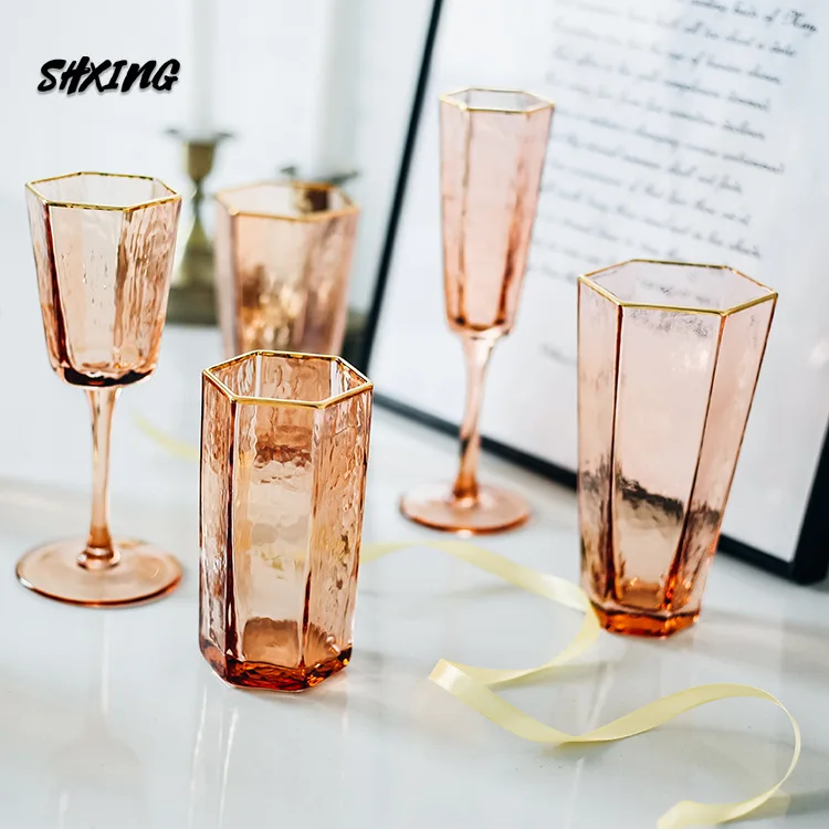 Молоток бокалы без свинца для свадьбы поднятия тоста шампанского напитков