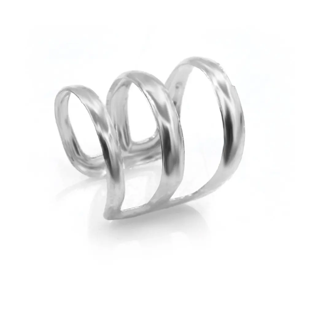 1pc U-shaped Clip Earrings Cuff Wrap Invisible No piercing-Clip Punk Rock Silver color Bronze Women Men Party Jewelry#2 | Украшения и