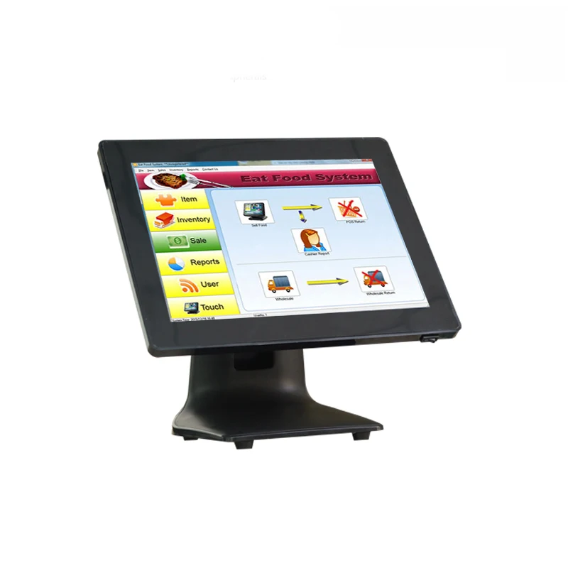 Free shipping cash register 15'' touch screen POS system pos all in one machine | Компьютеры и офис