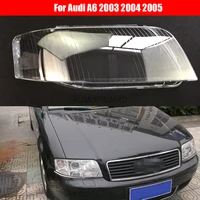 car headlamp lens for audi a6 2003 2004 2005 transparent car headlight headlamp lens front auto shell cover