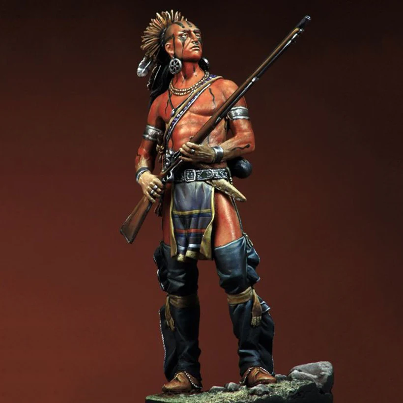 

1/18 ancient man stand Resin figure Model kits Miniature gk Unassembly Unpainted