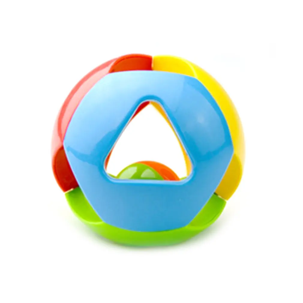 

Детская игрушка-погремушка с шариком, ручной шейкер для захвата, сенсорная развивающая игрушка, мяч для ванны для малышей и младенцев