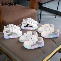 2021 sping autumn girls casual sneakers children soft sole luminous led shoes baby boys toddler glowing sport shoes kid sneakers