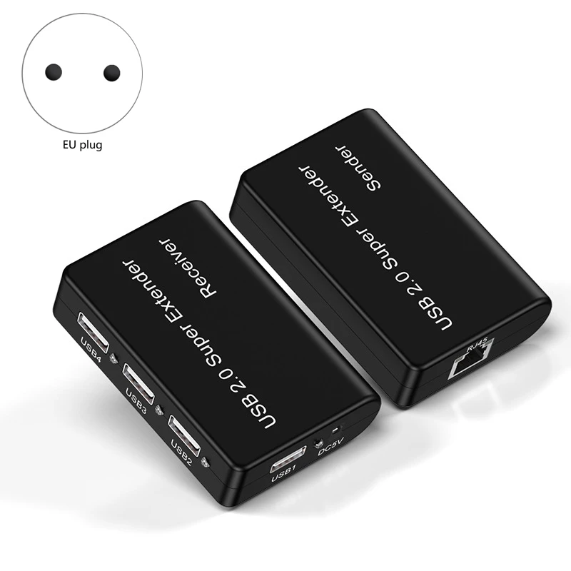 USB 2 0 Супер удлинитель 100 м 4 порта к RJ45 480 Мбит сетевой адаптер для мыши клавиатуры