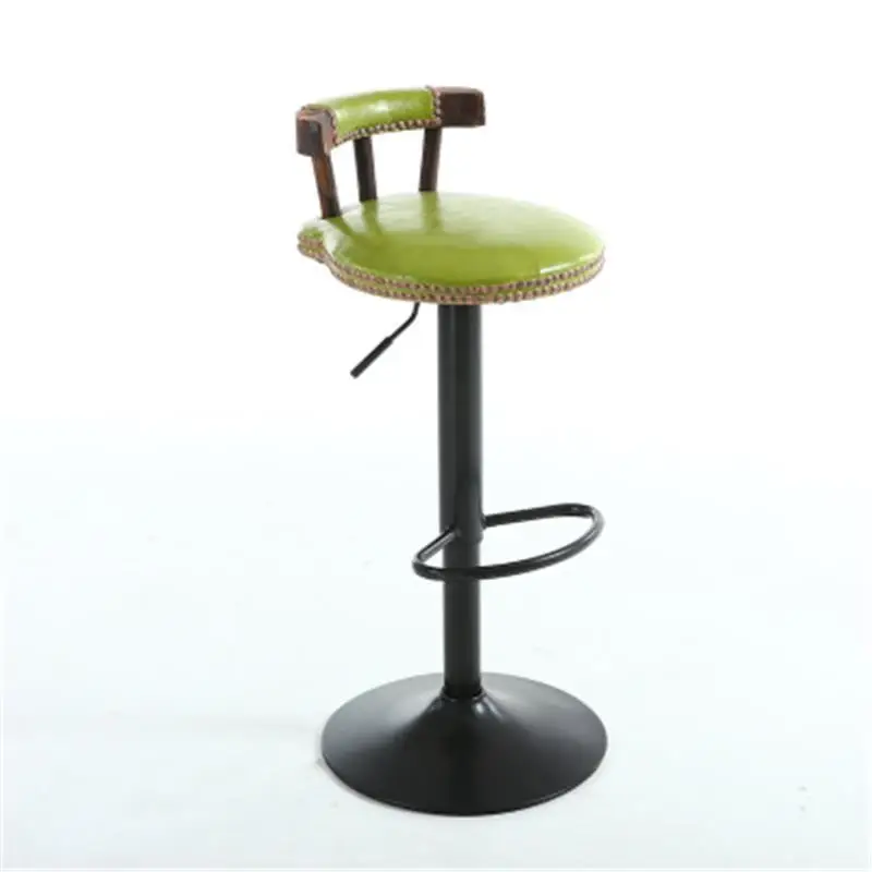 Стул смеситель с сандалическими басками Kruk Современный барный стул из кожи и