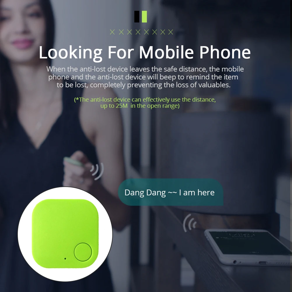 

4pcs Key Finder Bidirectional Alarm Item Locator Keychain Pet Dog Child Car Tracker Key Finder for Wallet Phone