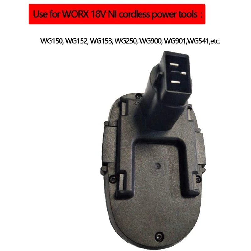 WA1820 для Worx-Батарея адаптер 18/20V ионно-литиевая Батарея конвертировать в 18V NI