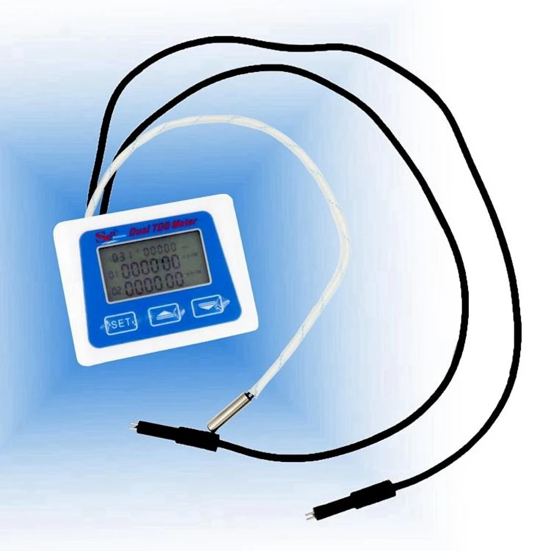

1/2 inch PT Thread 0.05-0.5GPM 0.2-2LMP Water Liquid Flow Meter & Conductivity Water Quality Tester Monitor Temperature