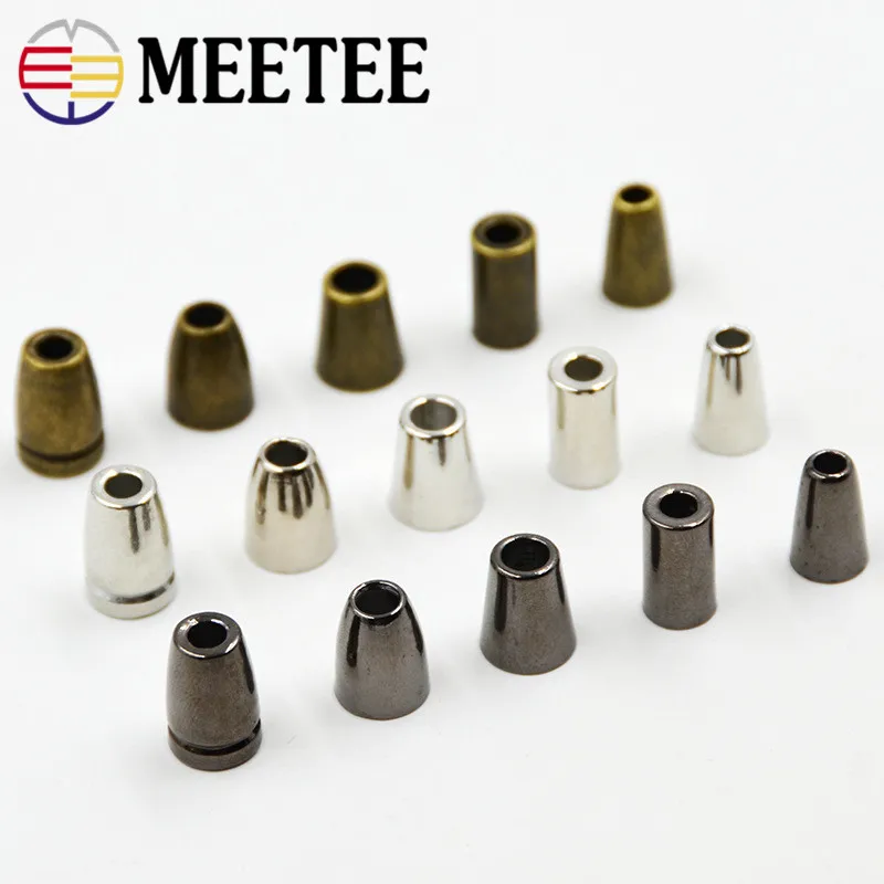 Meetee 20 шт. металлический сплав колокольчик фиксатор висячий веревка застежка DIY