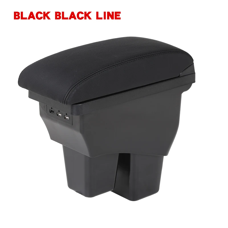 D1-Black Автомобильный подлокотник для центральной консоли, чехол для подлокотника, чехол для хранения, чехол для поручней, аксессуары для автомобиля, аксессуары для Honda fit/jazz 2007 - Название цвета: D1-Black
