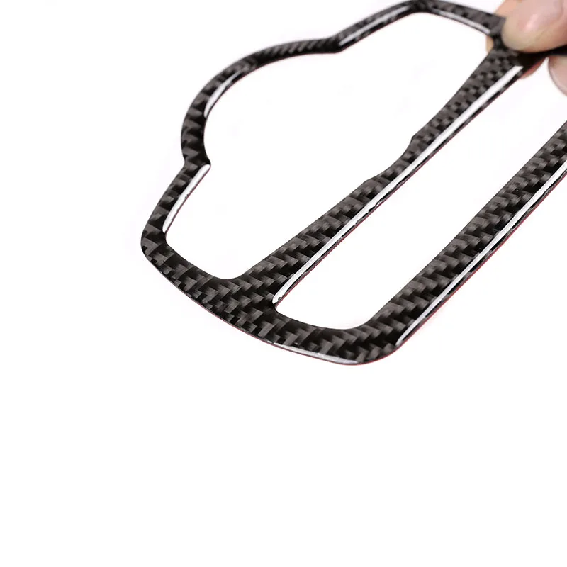 3 шт. автомобильный Стайлинг настоящее углеродное волокно фара переключатель