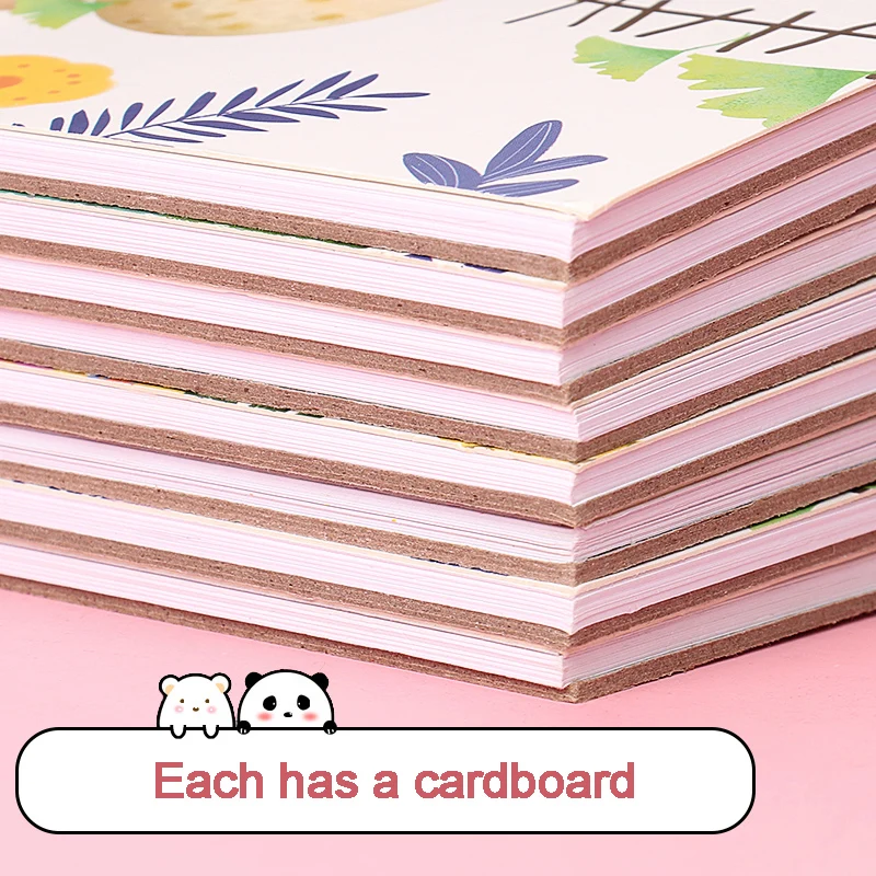 

4 Books/Set A4 Children's Coil Drawing Book Baby Paint Graffiti Child Blank Picture Book Sketch Paper School Supplies Stationery