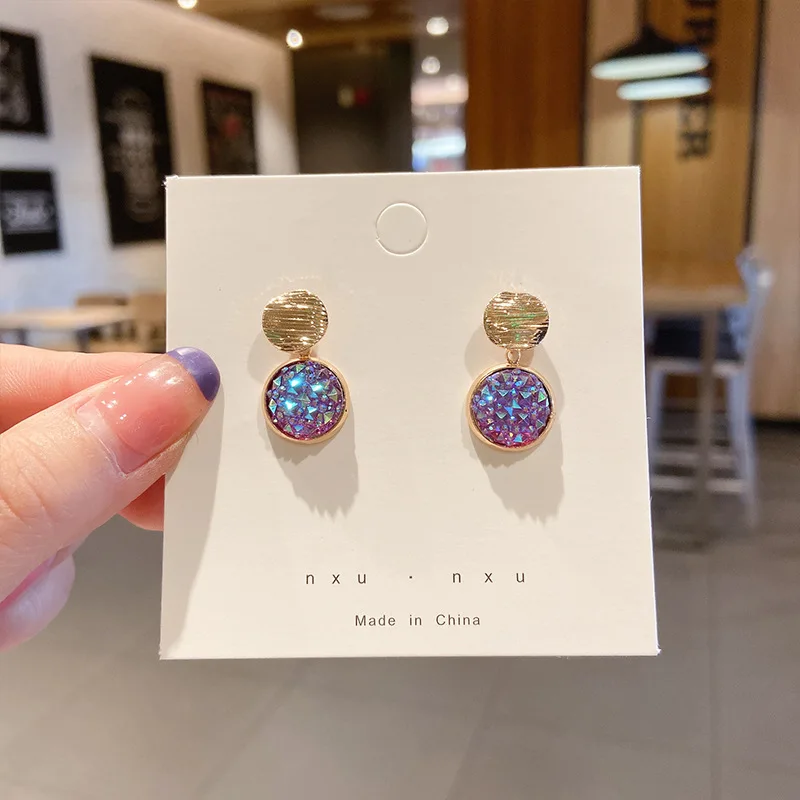 

Sailing Rain 925 Silver Flower Earring Women Girl Brides Romantic Wedding Jewerly Birthday Party Gift Metal Drop Earing