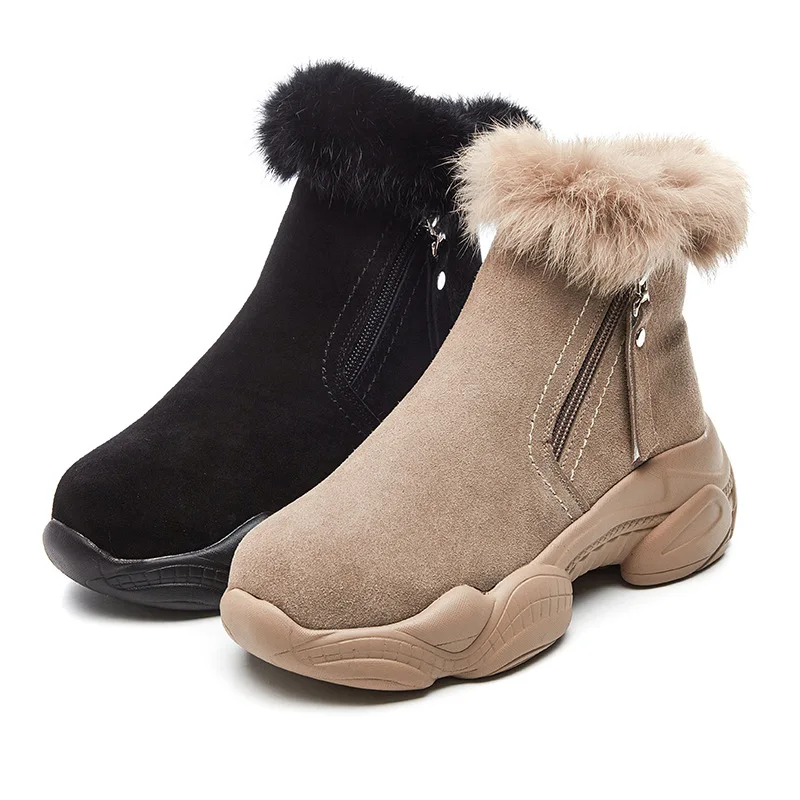 SWONCO/сапоги из натуральной кожи зимняя обувь с высоким берцем женские кроссовки