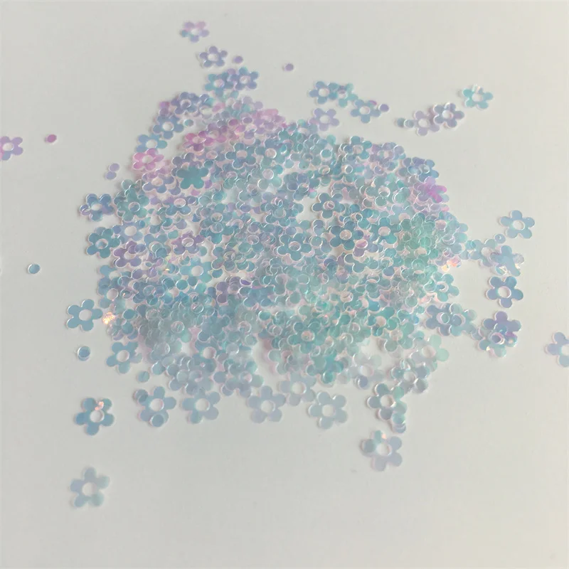 

50g 200g 500g Rainbow Colors Flowers Shaped Chunky Glitter Nails Art Holographic Glitter Sequins Women DIY Face Body Decorations