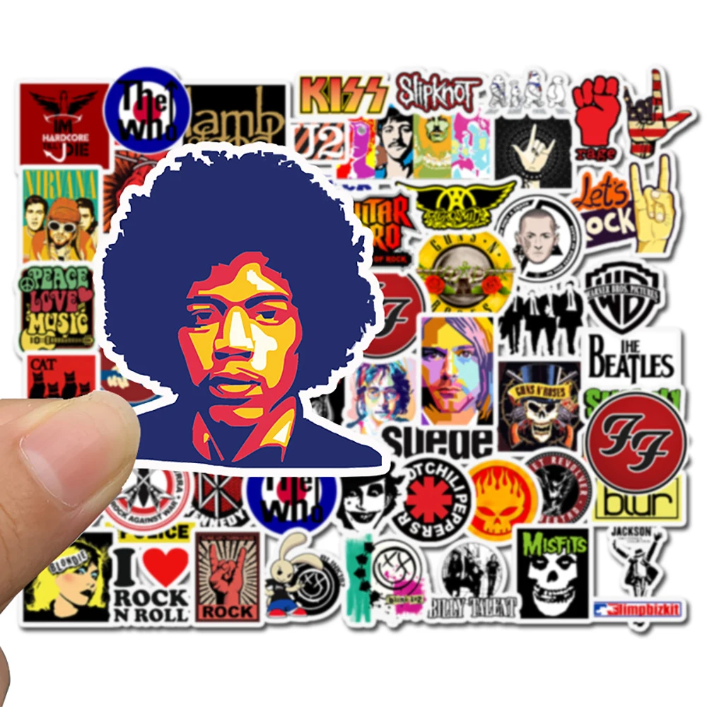 10/30/50PCS Rock Band Music Punk Graffiti Stickers Guitar Skateboard Laptop Luggage Motorcycle DIY Decal Classic Toy | Игрушки и хобби