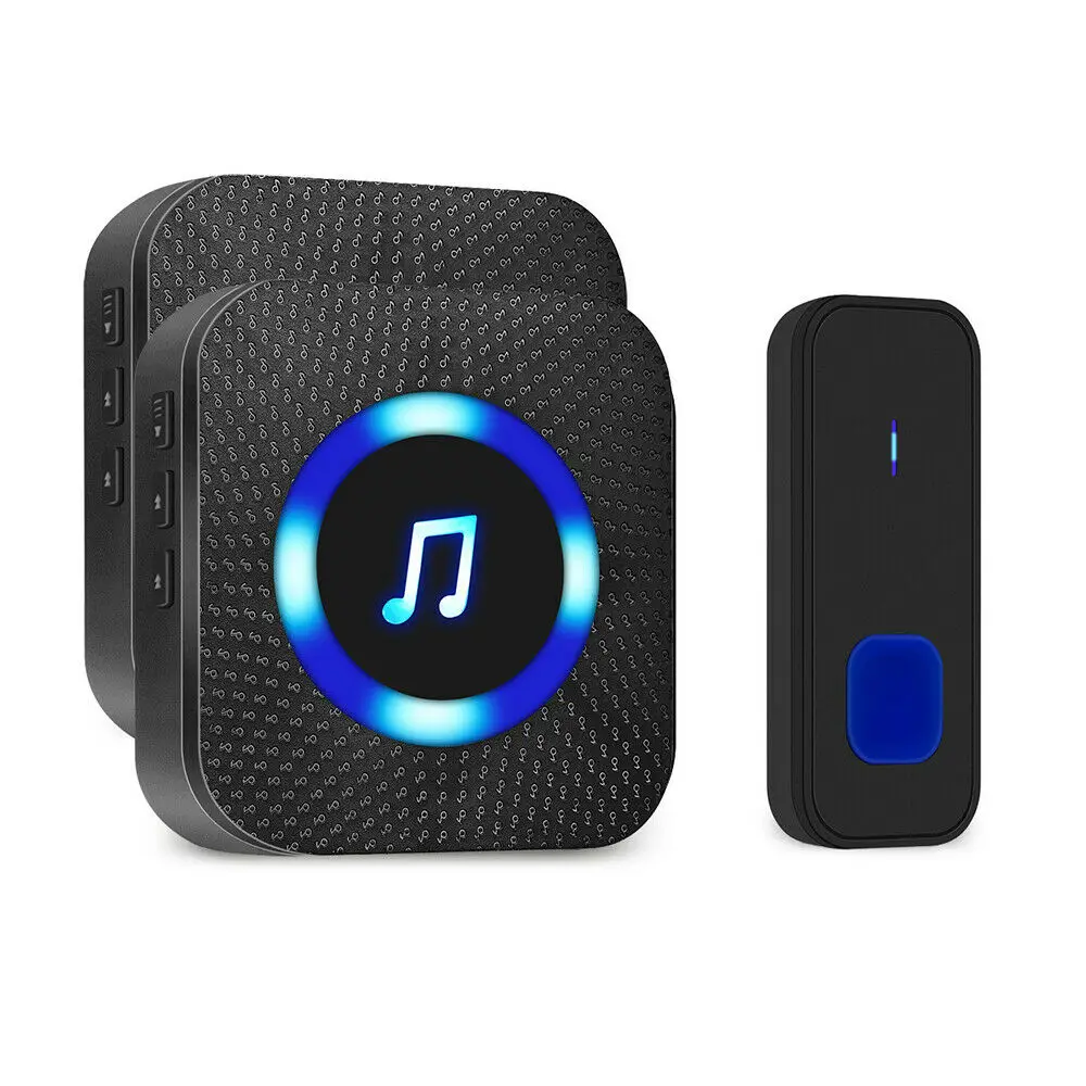 Дверной звонок SAMTIAN водонепроницаемый беспроводной светодиодный футов |