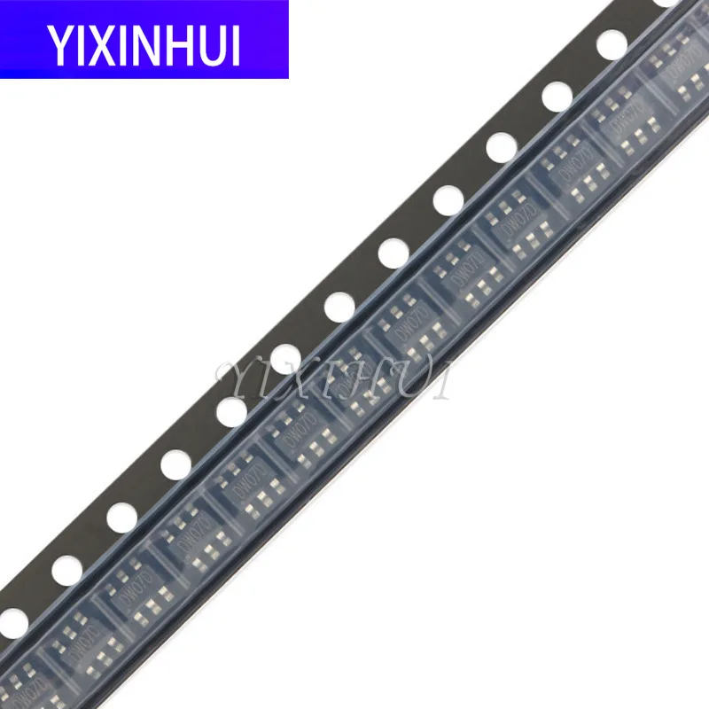 Оригинальный SMD Dw07d SOT 23 6 2 в 1 чип защиты литиевой батареи IC(5 шт.)|Аксессуары для
