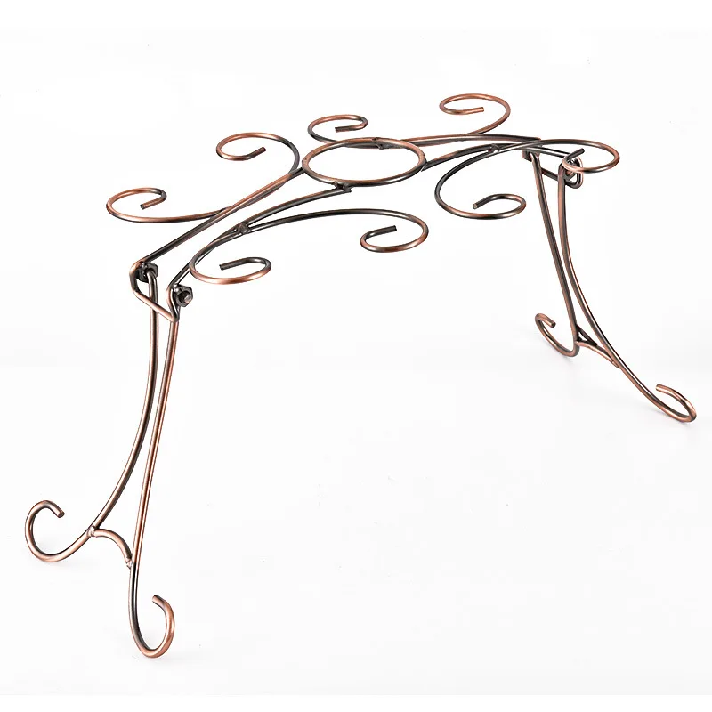 

Tricycle single bottle ironwork red wine rack bottle cabinet stand Holders organizer storage Red wine cup holder glass holder