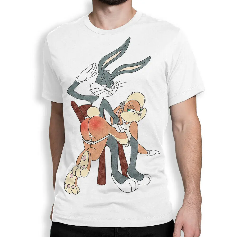 Bugs Bunny and Lola Винтажная Футболка Looney Tunes мужские женские все размеры | Футболки
