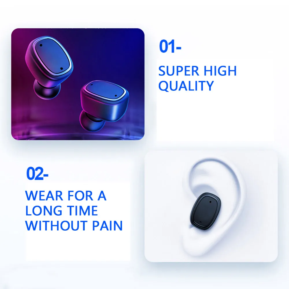 KISSCASE Беспроводные Bluetooth 5,0 наушники музыка объемный HD стерео спортивные IPX7 водонепроницаемые мини беспроводные наушники вкладыши гарнитуры