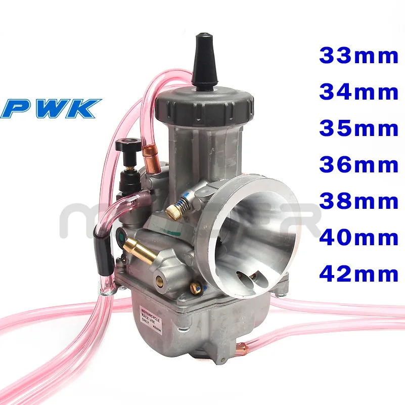 PWK карбюратор 33 34 35 36 38 40 42 мм гоночный Универсальный 2T 4T двигатель Байк для