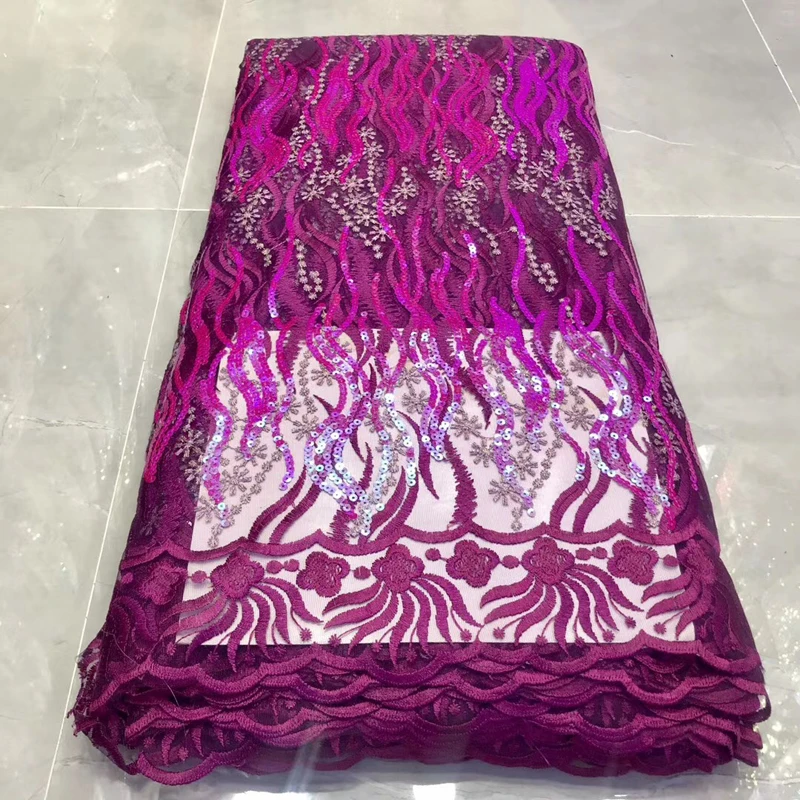 African Lace Fabric New 2020 High Quality Stripe Embroidery Sequins Organza Gorgeous Beauty For Wedding | Аксессуары для одежды