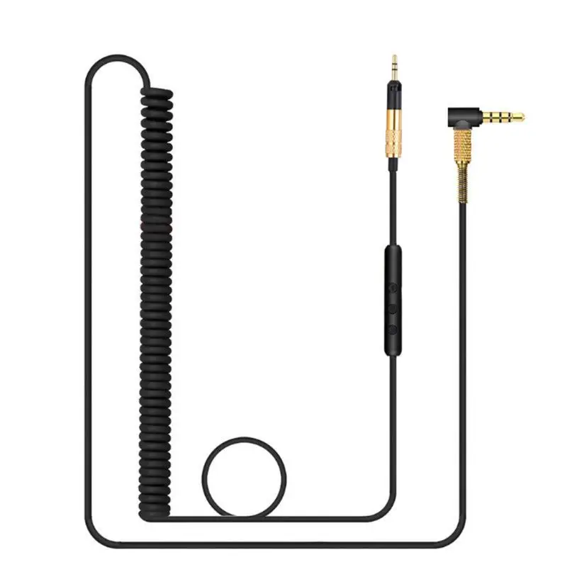 Сменный аудио пружинный кабель для наушников Sennheiser HD598 HD558 HD518 3 5 мм|Аксессуары