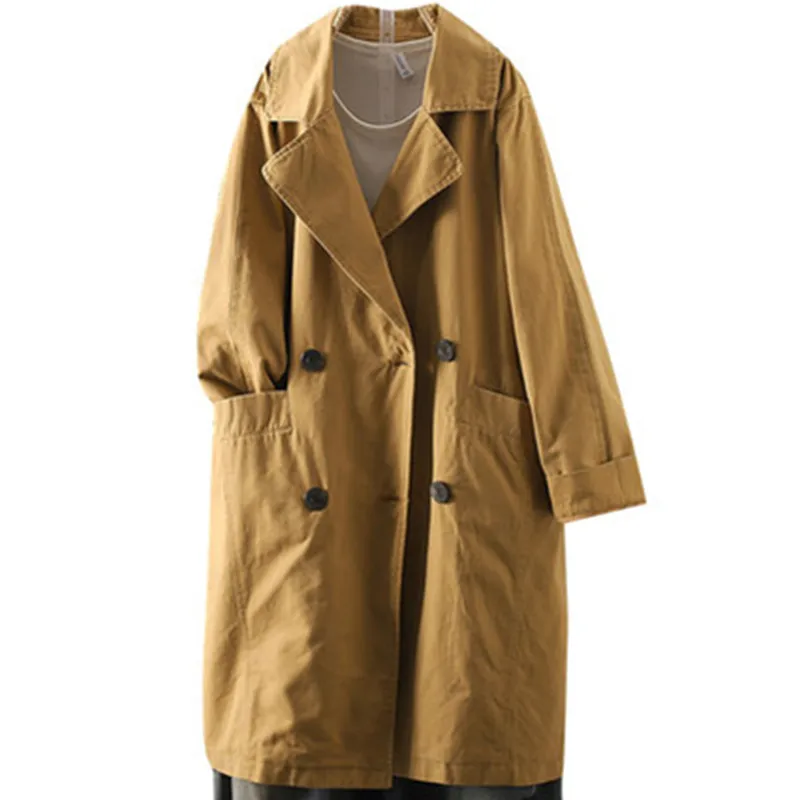 

Женская ветровка свободного покроя, средней длины