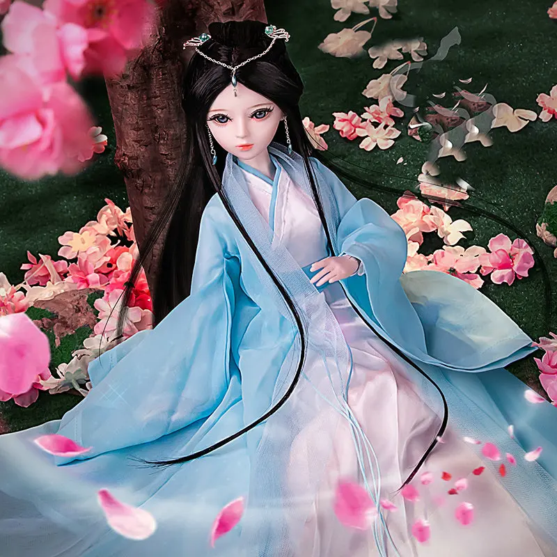 60 см ручная работа 1/3 Bjd куклы FUYAO/JINMI/белая змея большой соединенный Китайский