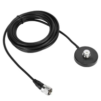 vehicle mobile radio antenna magnetic base sucker magnet mount base cable for car radio for sl16%e2%80%91male uhf%e2%80%91male pl259 antenna