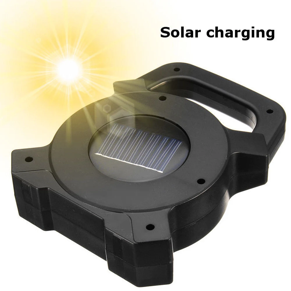 solar camping light household emergency light portable multifunctional mobile phone charging highlight tent free global shipping