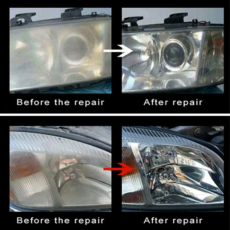 Набор для полировки автомобильных фар с защитой от царапин самостоятельного