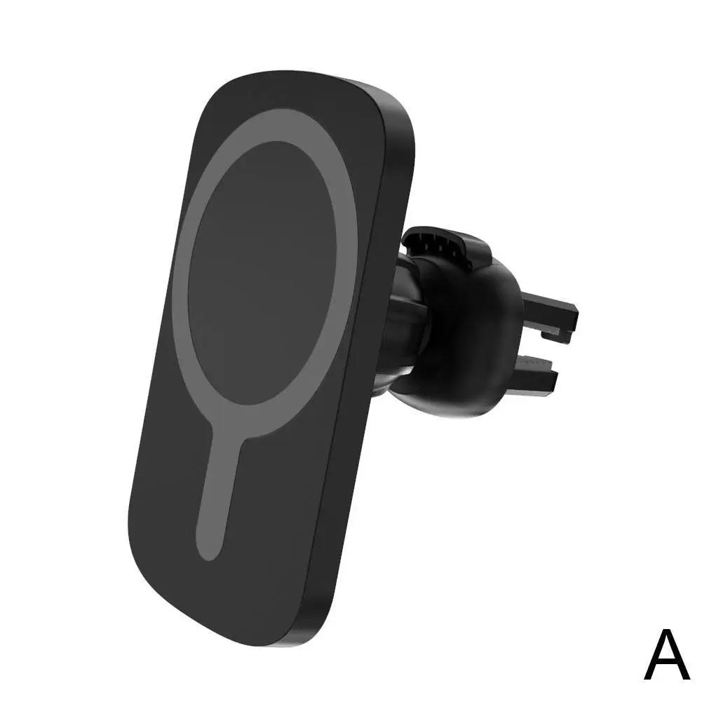 15w qi car charger type c mobile phone magsafing wireless charger car mount magnetic holder for iphone12 pro car charging free global shipping