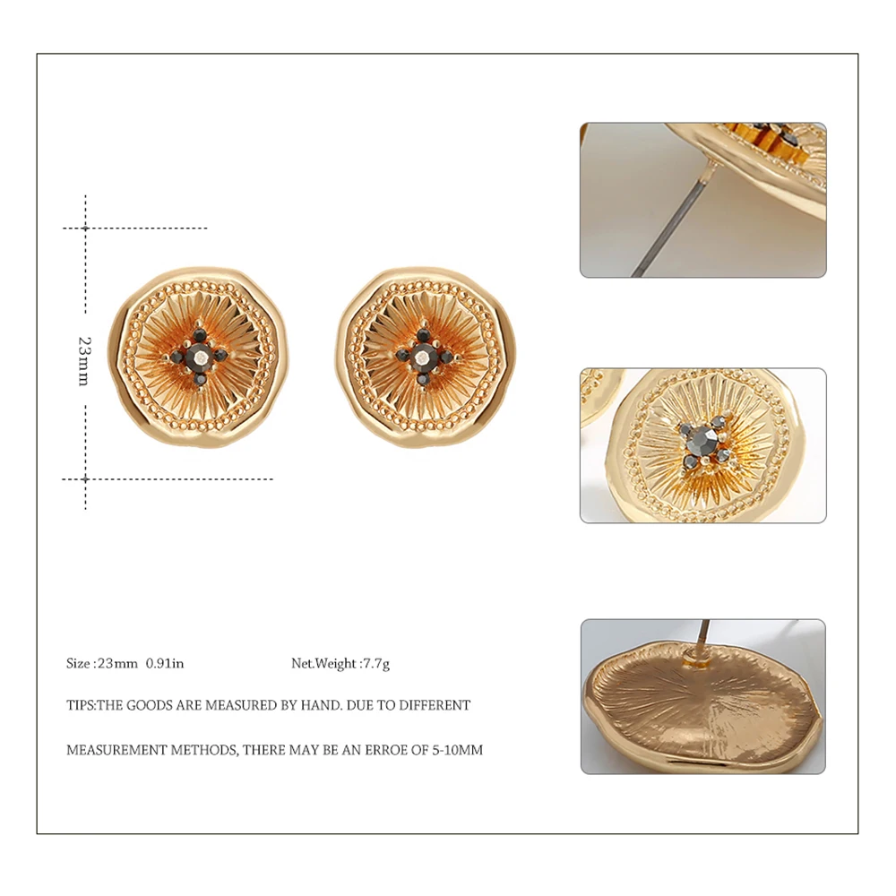 YMYW модные серьги из сплава цинка Винтаж геометрические круглые с подвесками для