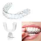 1 пара прозрачных ночных лотков для зубов, косметика для зубов, защита от бруксизма, отбеливание зубов, защита полости рта