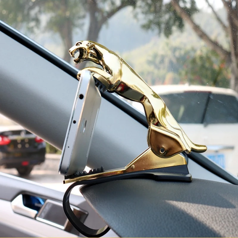 1pcs car universal car mobile phone bracket instrument panel snap on navigation frame ornaments auto parts decoration free global shipping