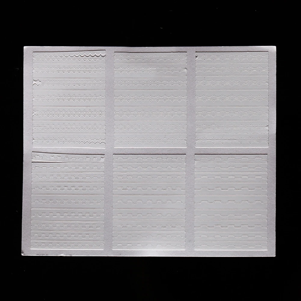 Новинка наклейки для ногтей смешанный дизайн 12 шт./компл. модный простой в