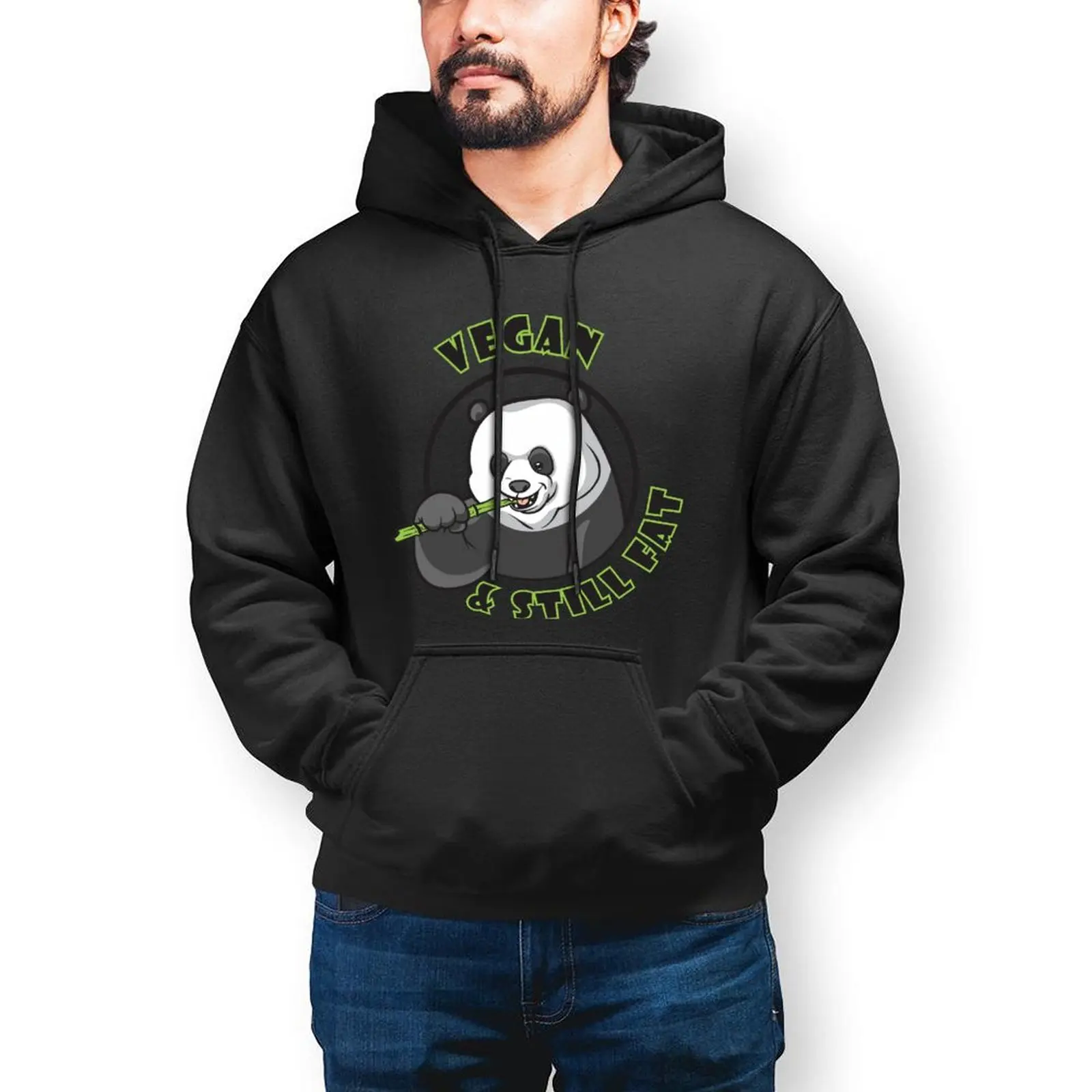 

Bamboo Hoodies Cotton Streetwear Pullover Hoodie Autumn Long Sleeve Cool Hoodie Big Men