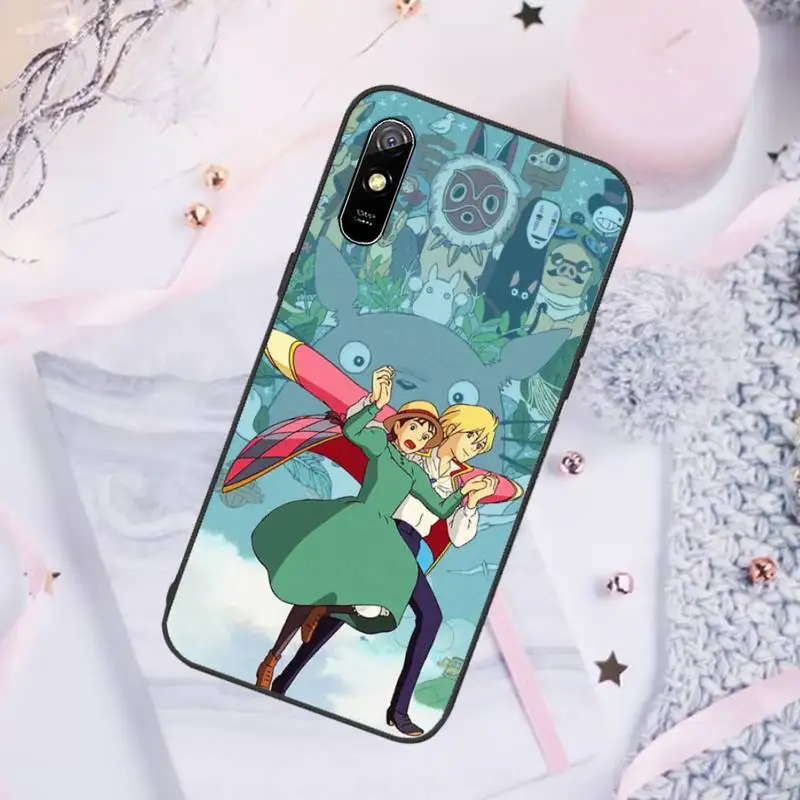 

Anime Howl's Howls Moving Castle Phone Case For Xiaomi Mi Redmi Note 7 8 9 pro 8T 9T 9S 9A 10 Lite pro