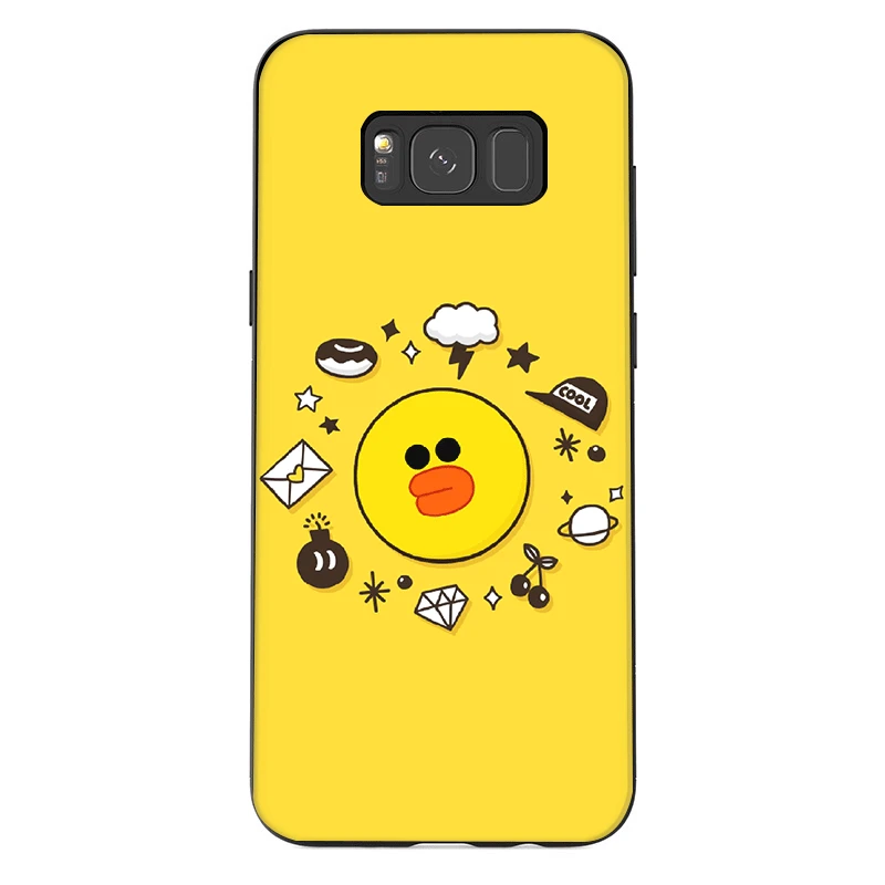 Cell Mobile Phone for Samsung GALAXY A2 A20E A70s J4 J6 J7 J8 Core Prime Duo Plus Cover 2018 cool yellow duck Cute cartoon | Мобильные