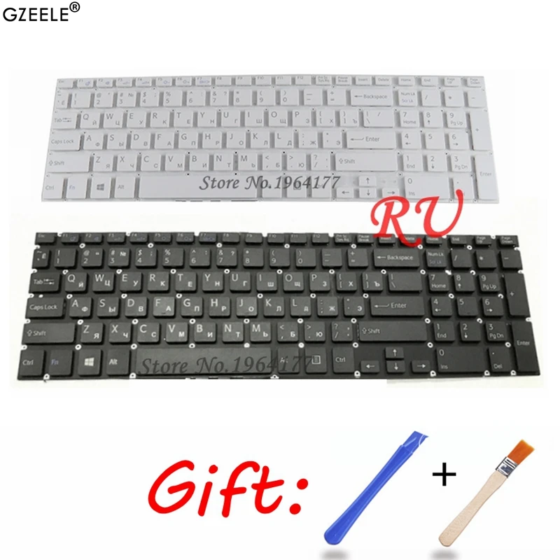 

NEW Russian RU laptop Keyboard for Sony VAIO SVF152C29V SVF153A1QT SVF152 SVF15A100C SVF152100C SVF153 SVF1521Q1RW SVF15