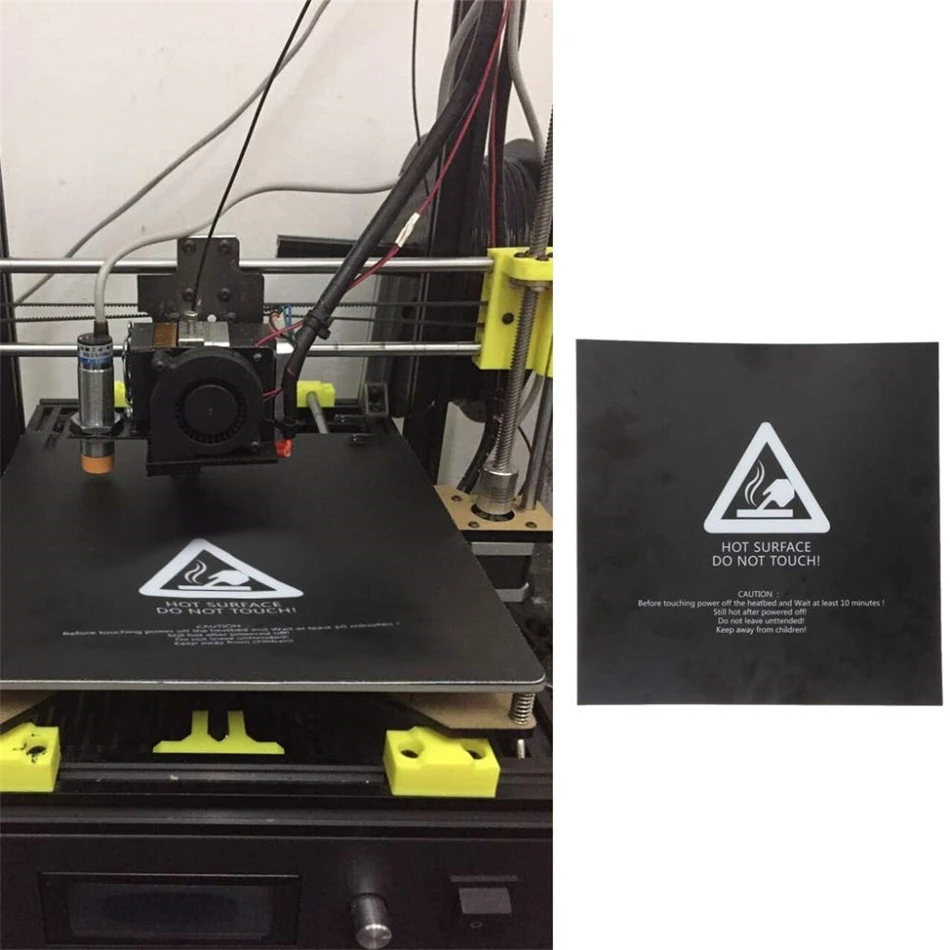 Наклейки для кровати Plarform обогреватель бумаги Coodinate Встроенный 3D принтер