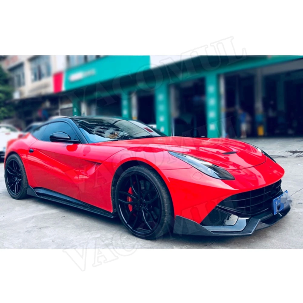 Чехол из углеродного волокна с боковыми юбками и фартуками для Ferrari F12 Berlinetta 2013 2016