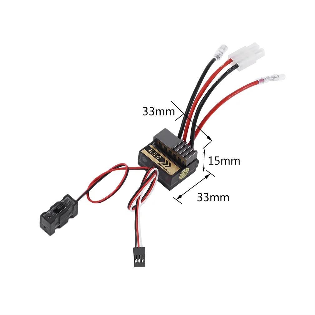 

7.2-16V HV Version 320A Two-Way One-Driven-One Brushed ESC with Fan for RC Car Vehicle Boat Ship HPI HSP Henglong DIY Parts